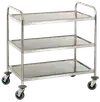 Chariot de service - Inox  3 NIVEAUX ELITE 150 kg 86x54x94 cm 14 kg  img