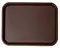 Plateau service rectangle PM - PP 35X27 cm Marron ITALY img